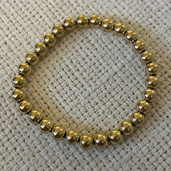 Alexa Leigh 6mm Gold Ball Bracelet - Picture 2 of 3
